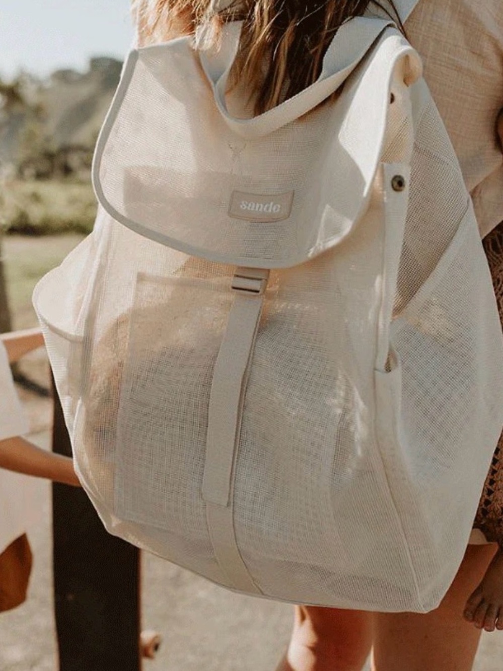 Sande  beach bag mesh beach hauler